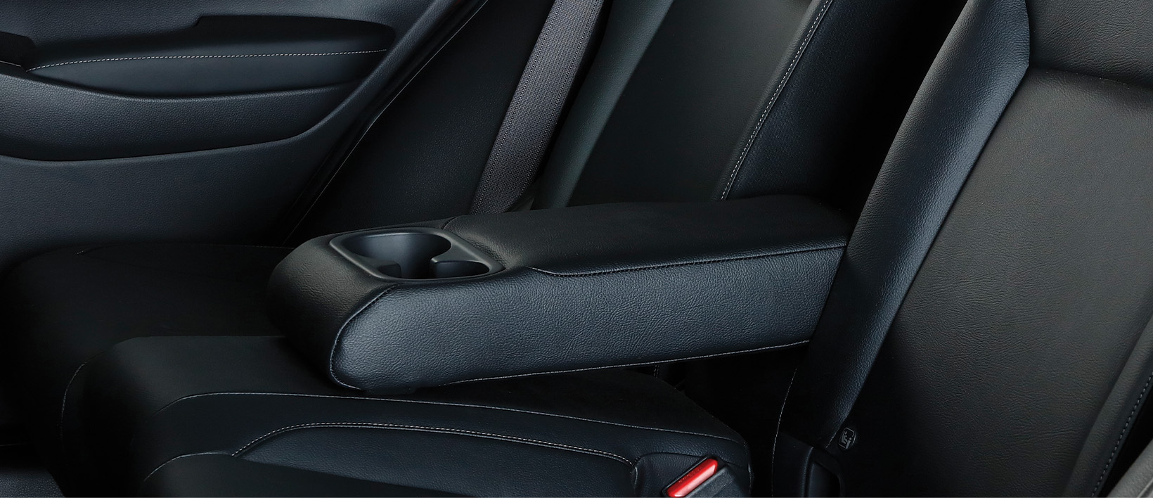 Rear Seat Arm Rest with Cup Holder