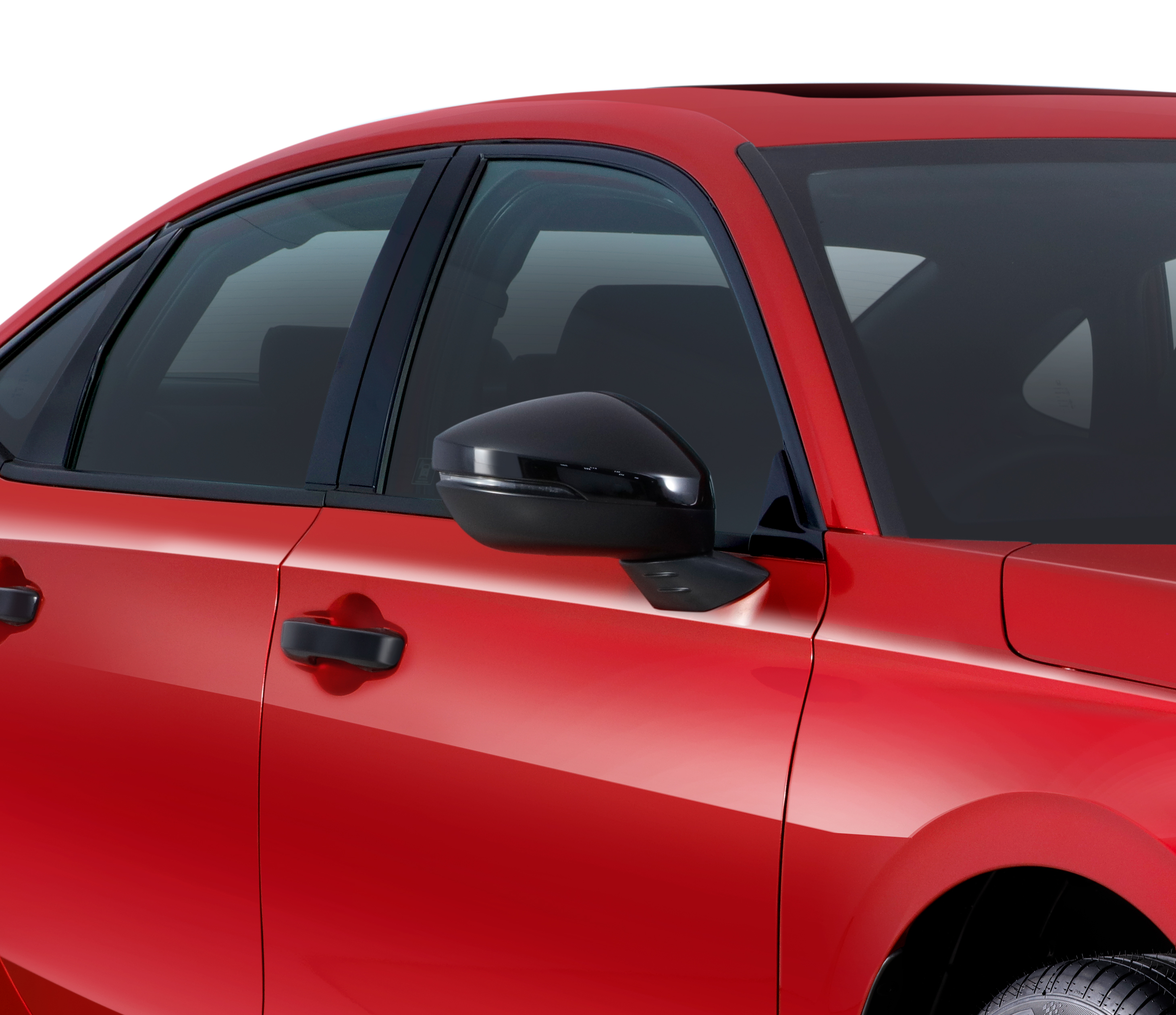 Honda Civic RS Turbo 2026 body-coloured power-folding side mirror