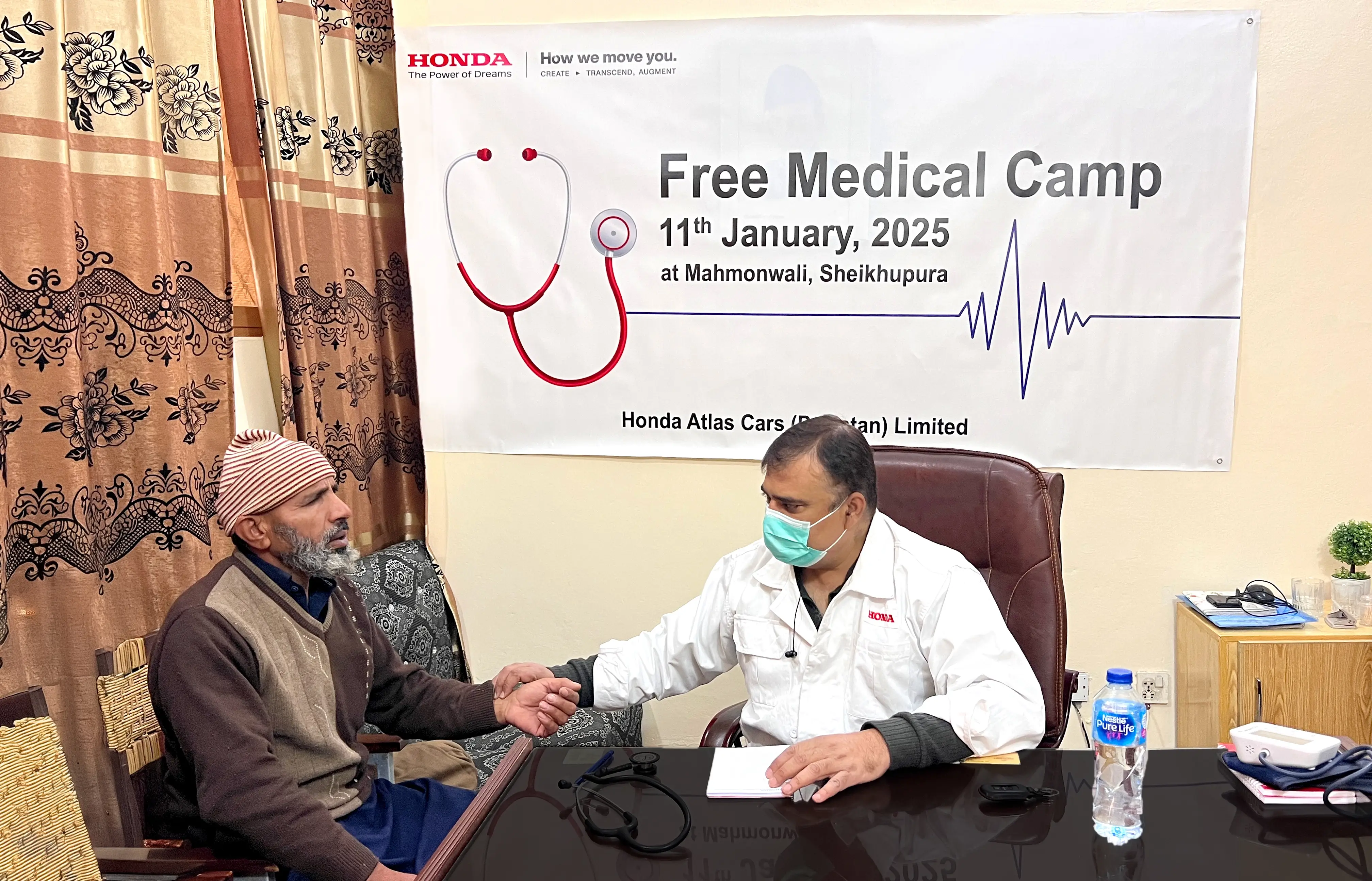 Honda Atlas Cars (Pakistan) Limited Reaffirms Commitment to Community Health with Free
                            Medical Camp